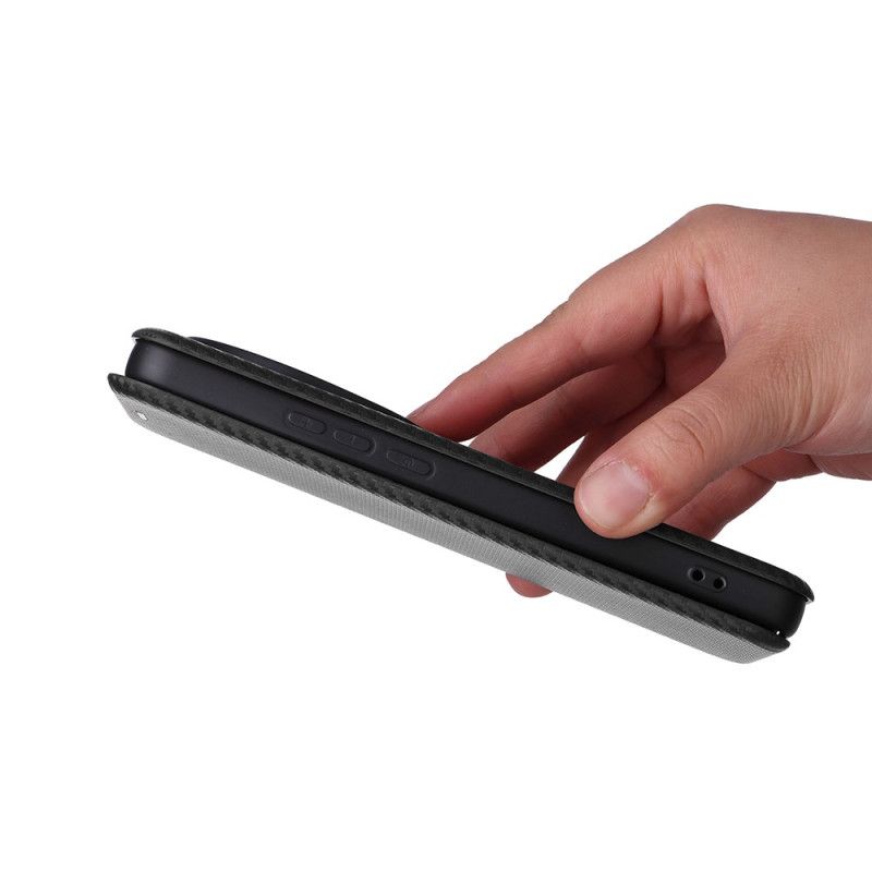 Kožené Pouzdro Xiaomi 15 Ultra Kryty Na Mobil Kartáčované Uhlíkové Vlákno