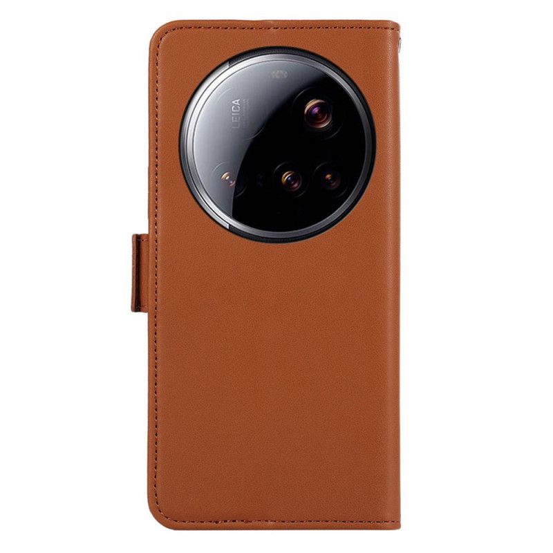 Kožený Kryt Na Xiaomi 15 Ultra Peněženka Abeel Rfid