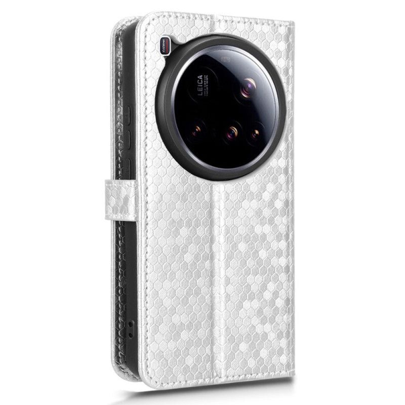 Kožený Kryt Na Xiaomi 15 Ultra Třpytivé Tečky