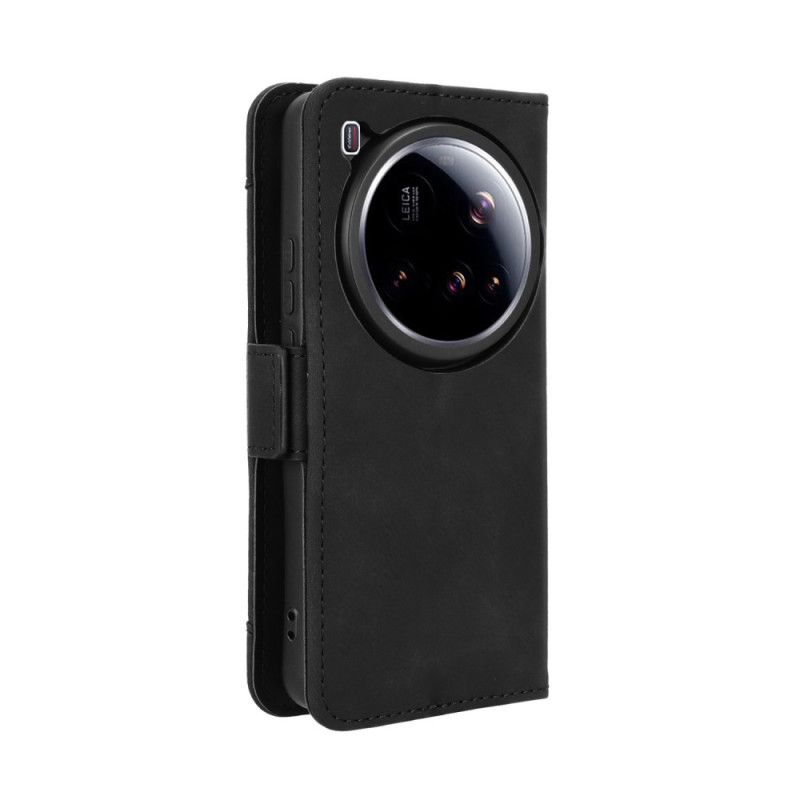 Kožený Kryt Na Xiaomi 15 Ultra Vícenásobná Peněženka