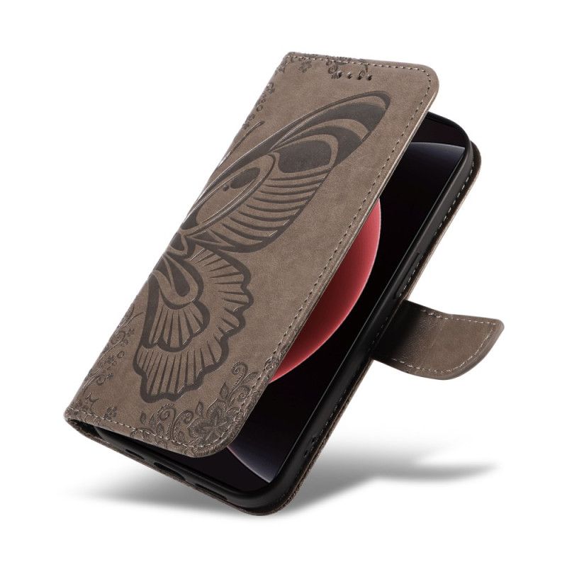 Kožený Kryt Xiaomi 15 Ultra Motýlí Vzor