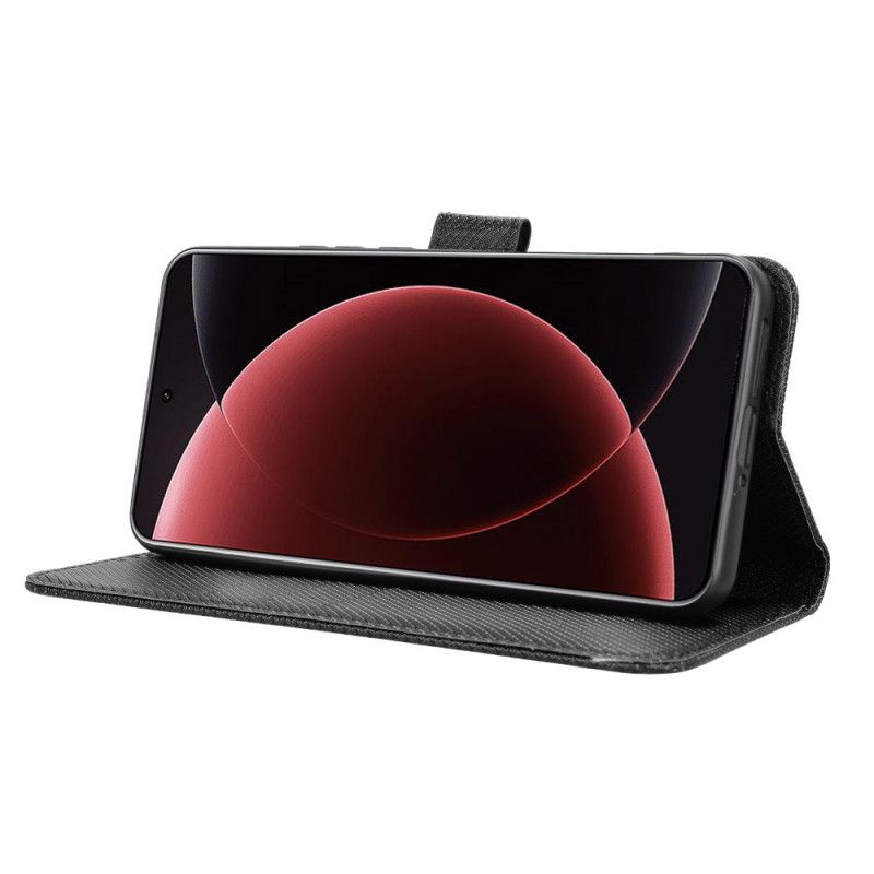 Kožený Kryt Xiaomi 15 Ultra Prošívání Popruhu