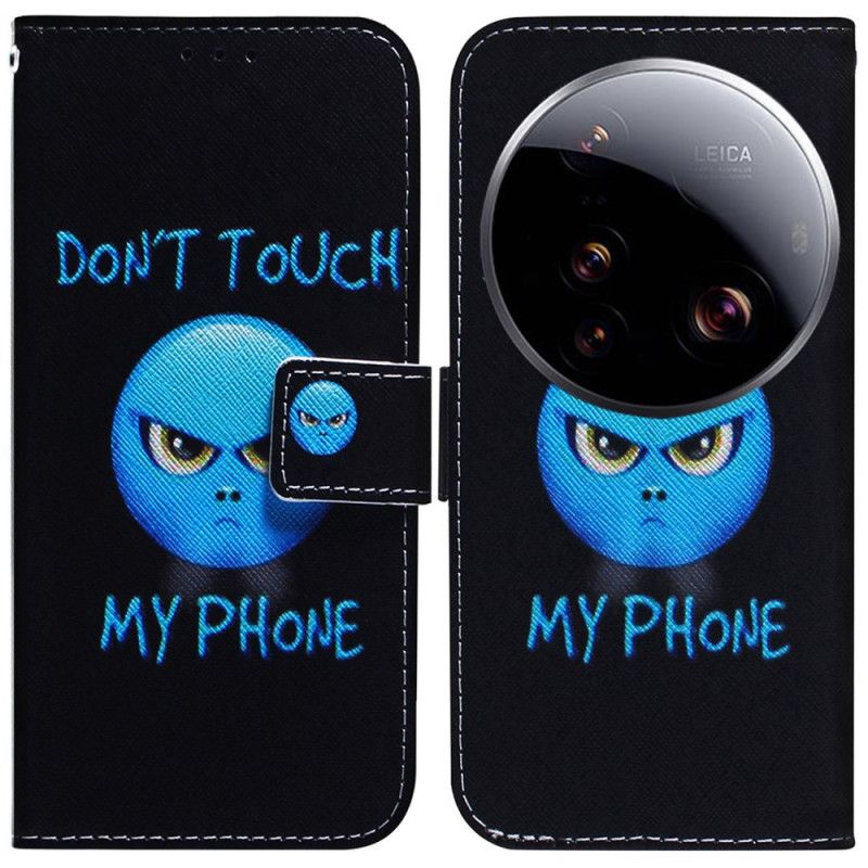 Kožený Kryt Xiaomi 15 Ultra Telefon S Emotikony