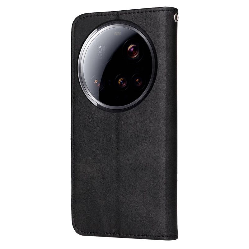 Kožený Kryt Xiaomi 15 Ultra Texturovaná Umělá Kůže