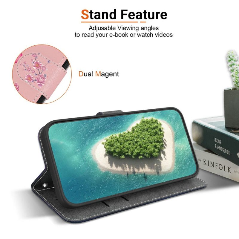 Kožený Kryt Xiaomi 15 Ultra Vzor Sakury