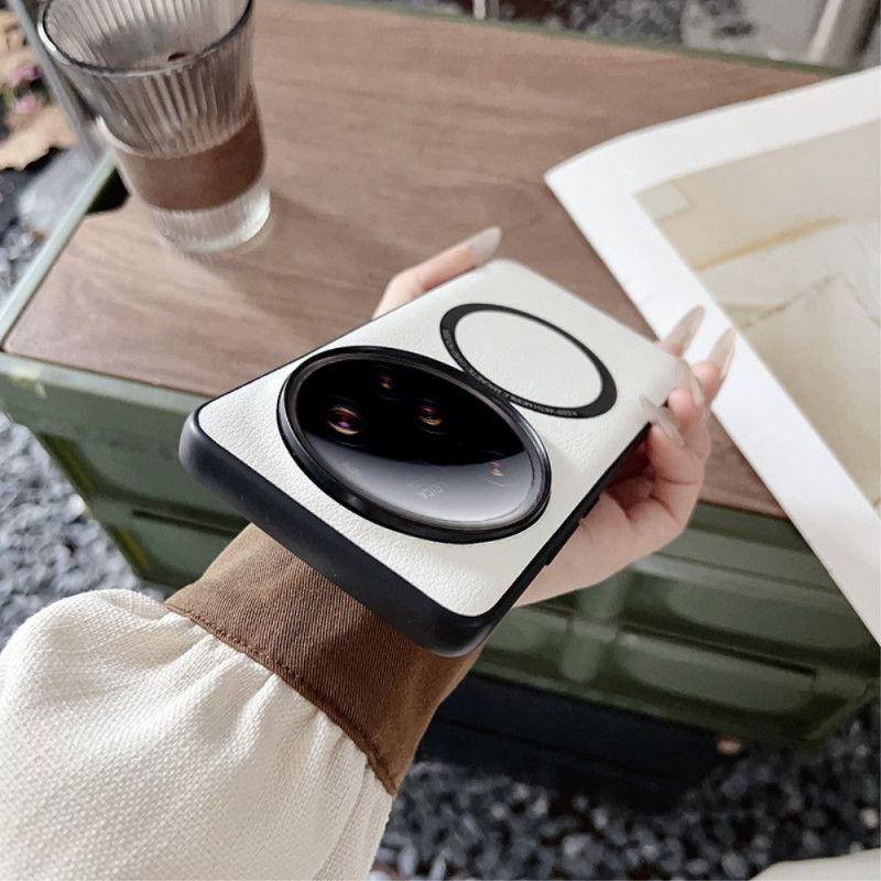 Kryt Xiaomi 15 Ultra Kompatibilní S Koženým Efektem Magsafe