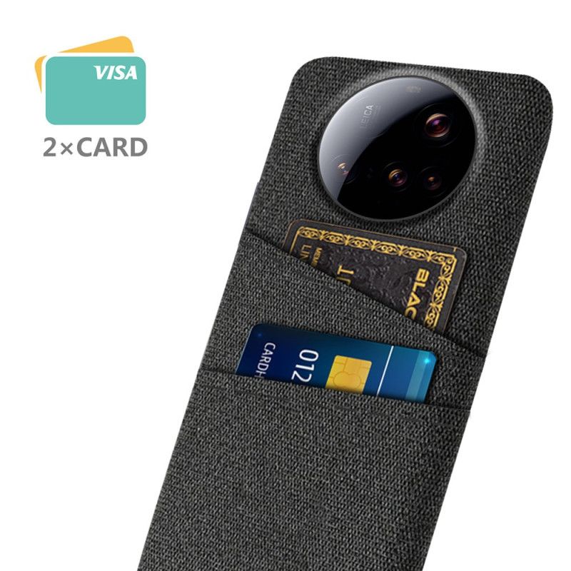 Kryt Xiaomi 15 Ultra Látkový Duální Držák Na Karty