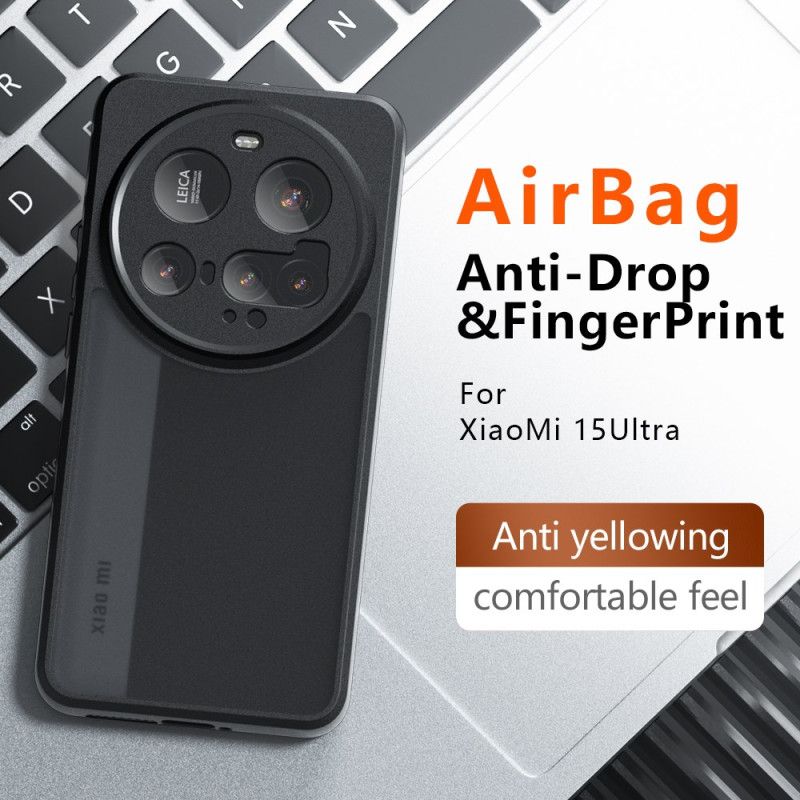 Kryt Xiaomi 15 Ultra Černý Průhledný