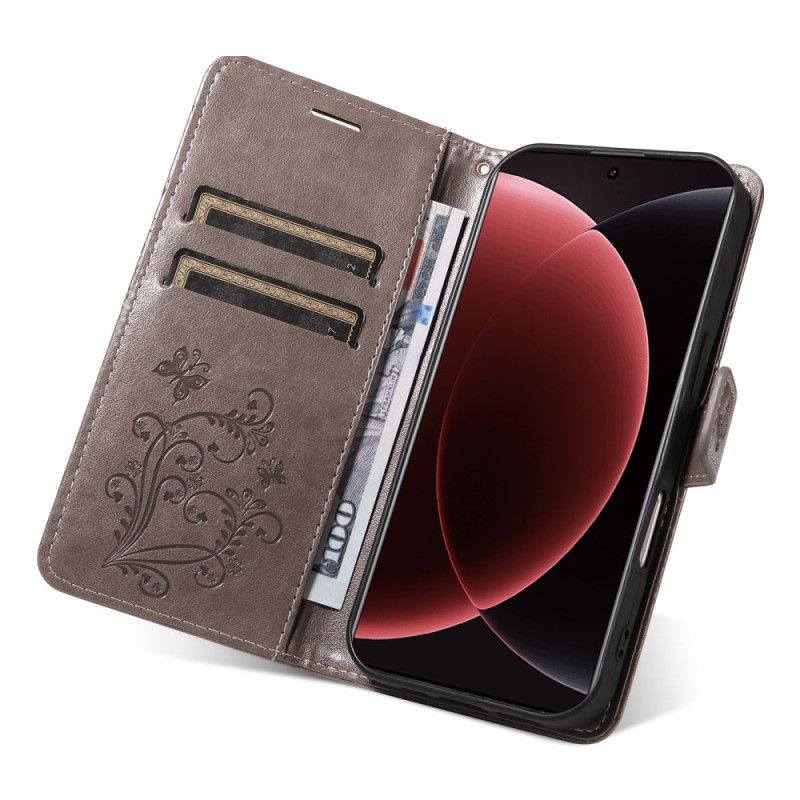 Peněženková Pouzdra Xiaomi 15 Ultra Kryty Na Mobil Obří Motýli