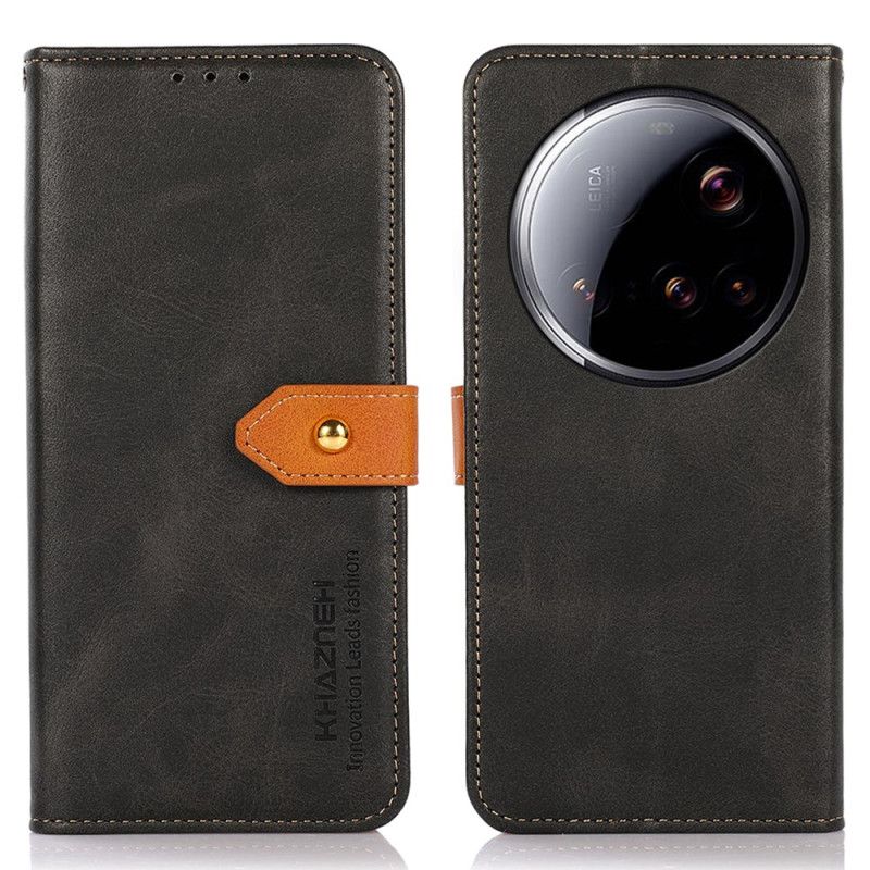 Peněženková Pouzdra Xiaomi 15 Ultra Kryty Na Mobil Zlatá Spona