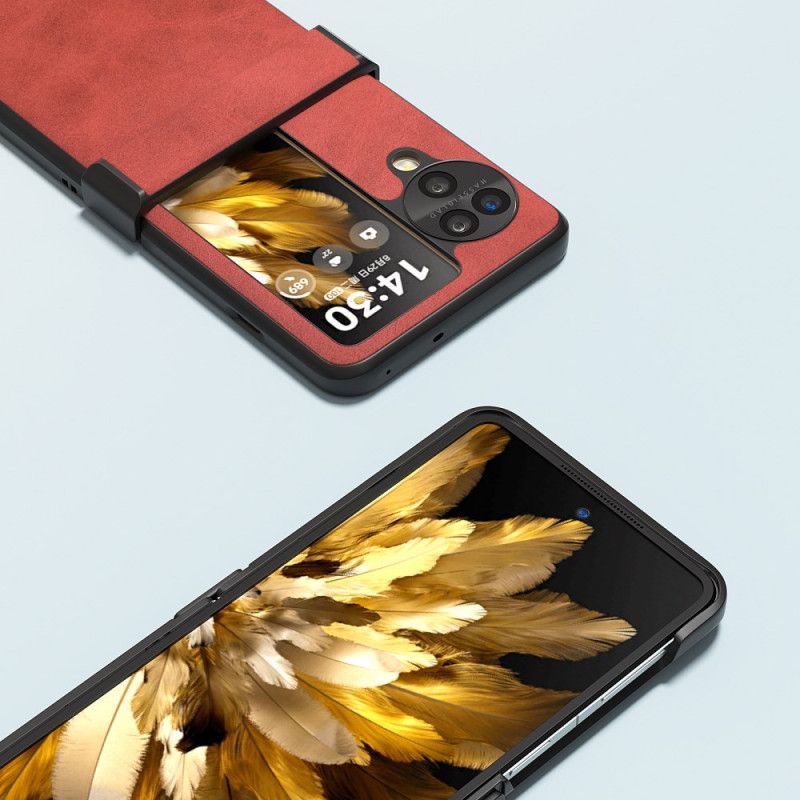 Kryt Oppo Find N3 Flip Efekt Kůže Abeel