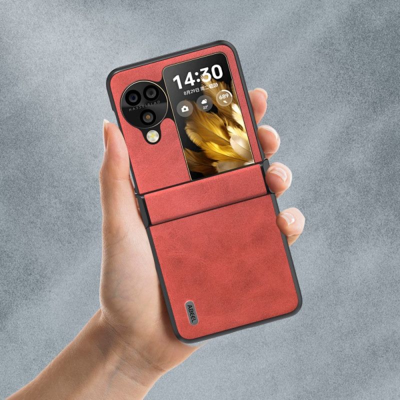 Kryt Oppo Find N3 Flip Efekt Kůže Abeel