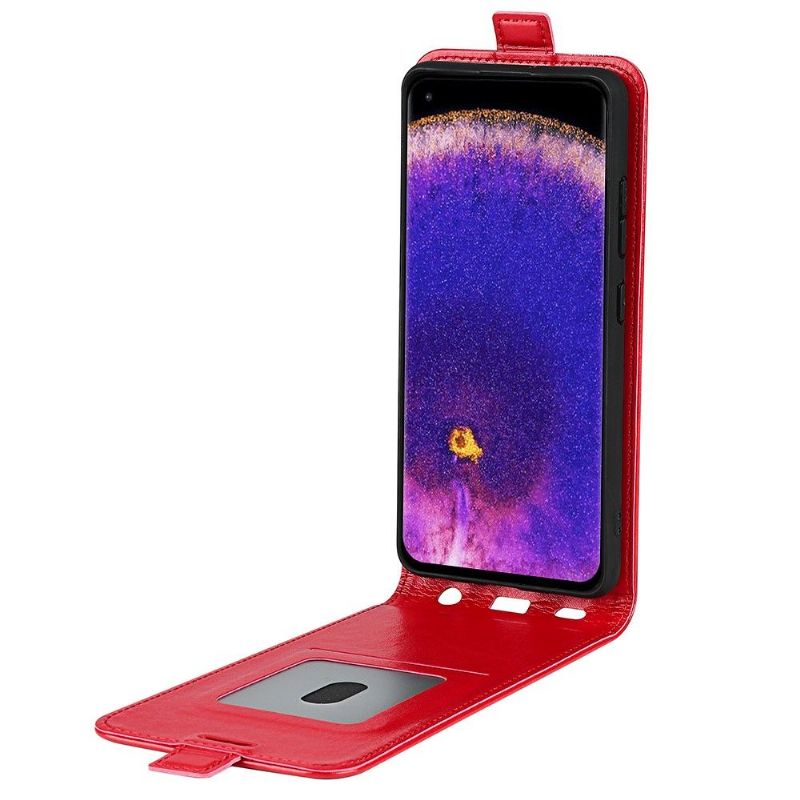 Flipové Pouzdro Na Oppo Find X5 Pro Kožené Pouzdro Vertikální Umělá Kůže