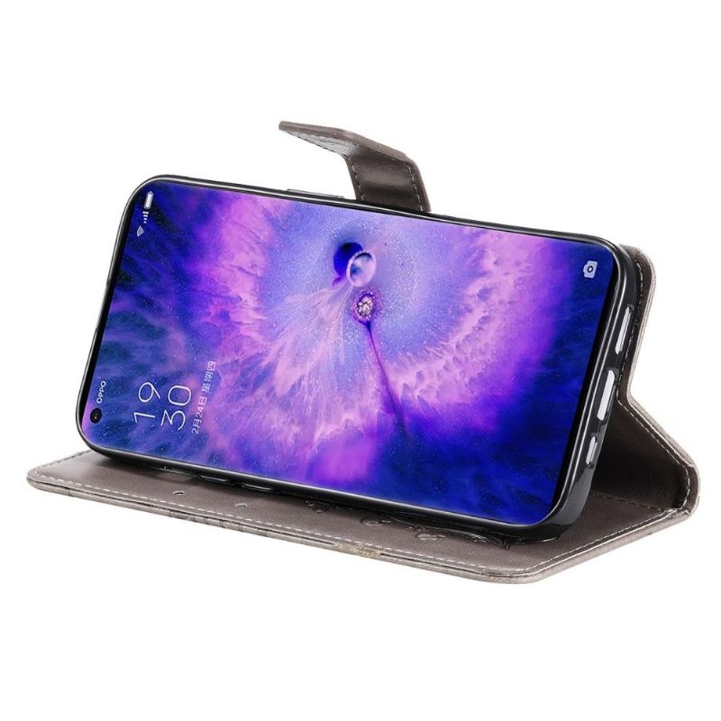 Flipové Pouzdro Na Oppo Find X5 Pro Motýli Podpůrných Funkcí