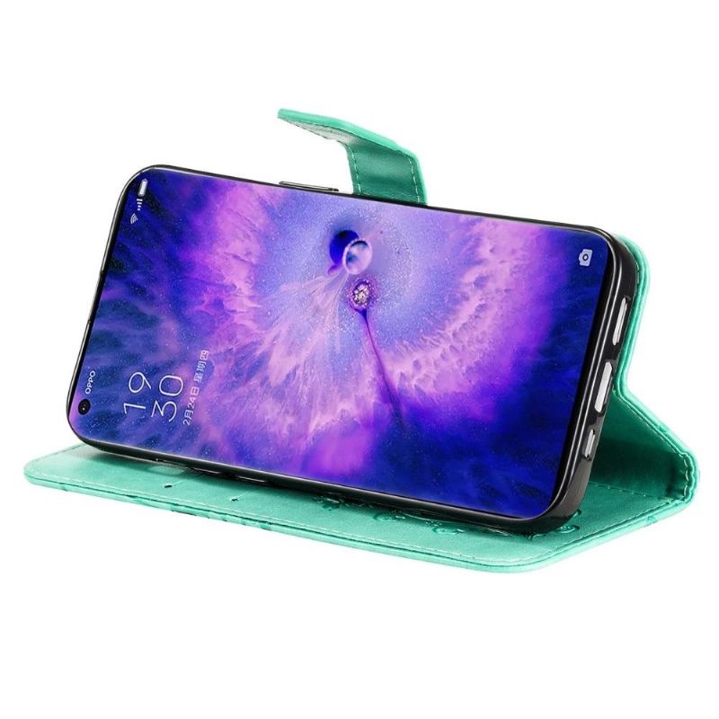 Flipové Pouzdro Na Oppo Find X5 Pro Motýli Podpůrných Funkcí