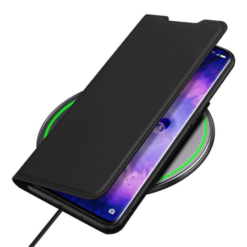 Flipové Pouzdro Na Oppo Find X5 Pro Obchodní Saténový Efekt