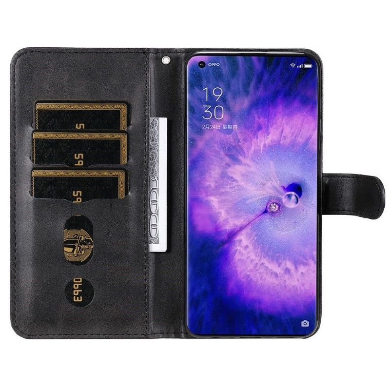 Flipové Pouzdro Na Oppo Find X5 Pro Peněženkové Pouzdro Peněženka Elena