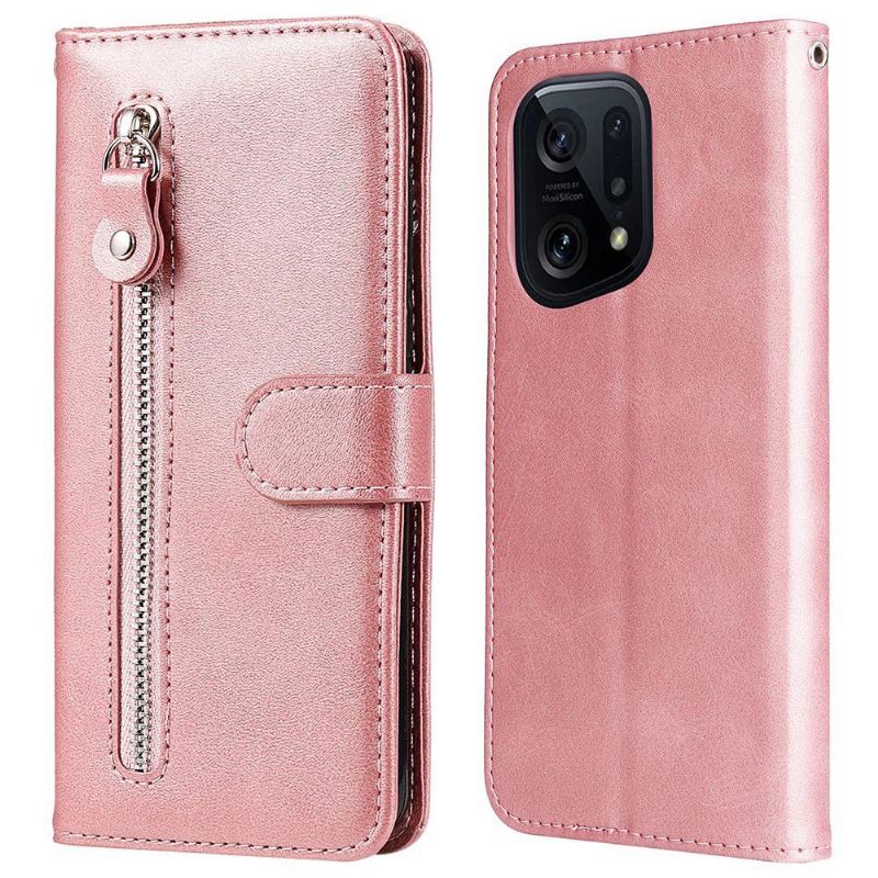 Flipové Pouzdro Na Oppo Find X5 Pro Peněženkové Pouzdro Peněženka Elena