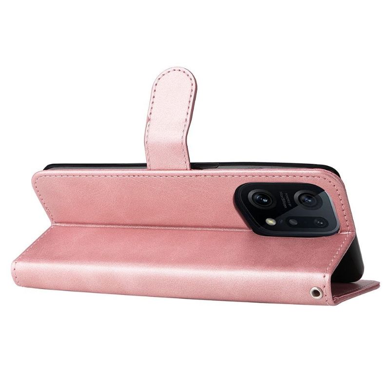 Flipové Pouzdro Na Oppo Find X5 Pro Peněženkové Pouzdro Peněženka Elena