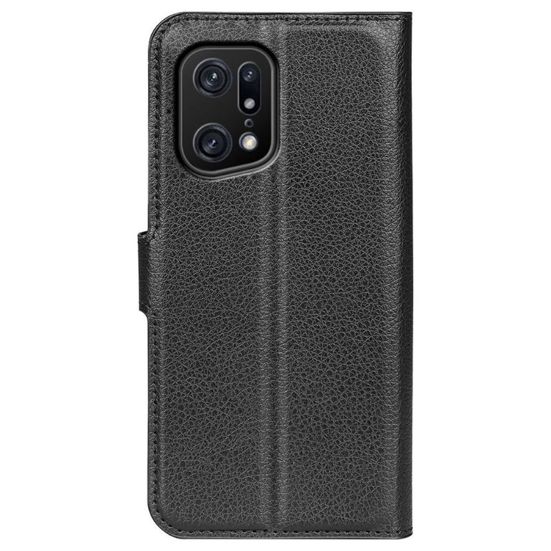 Flipové Pouzdro Na Oppo Find X5 Pro Peněženkové Pouzdro Styl Kůže
