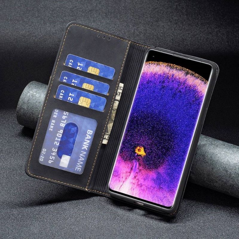 Kožené Pouzdro Na Oppo Find X5 Pro Flipové Pouzdro Binfen Color Flip Umělá Kůže