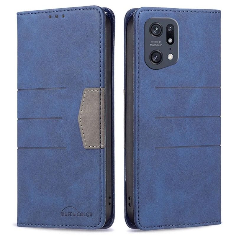 Kožené Pouzdro Na Oppo Find X5 Pro Flipové Pouzdro Binfen Color Flip Umělá Kůže