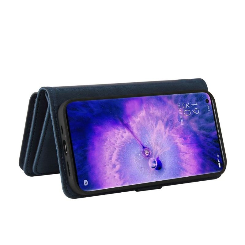 Kožené Pouzdro Na Oppo Find X5 Pro Peněženkové Pouzdro Na Lana