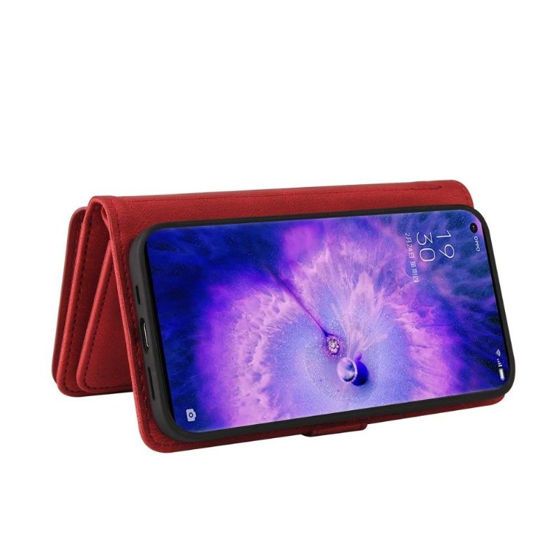 Kožené Pouzdro Na Oppo Find X5 Pro Peněženkové Pouzdro Na Lana