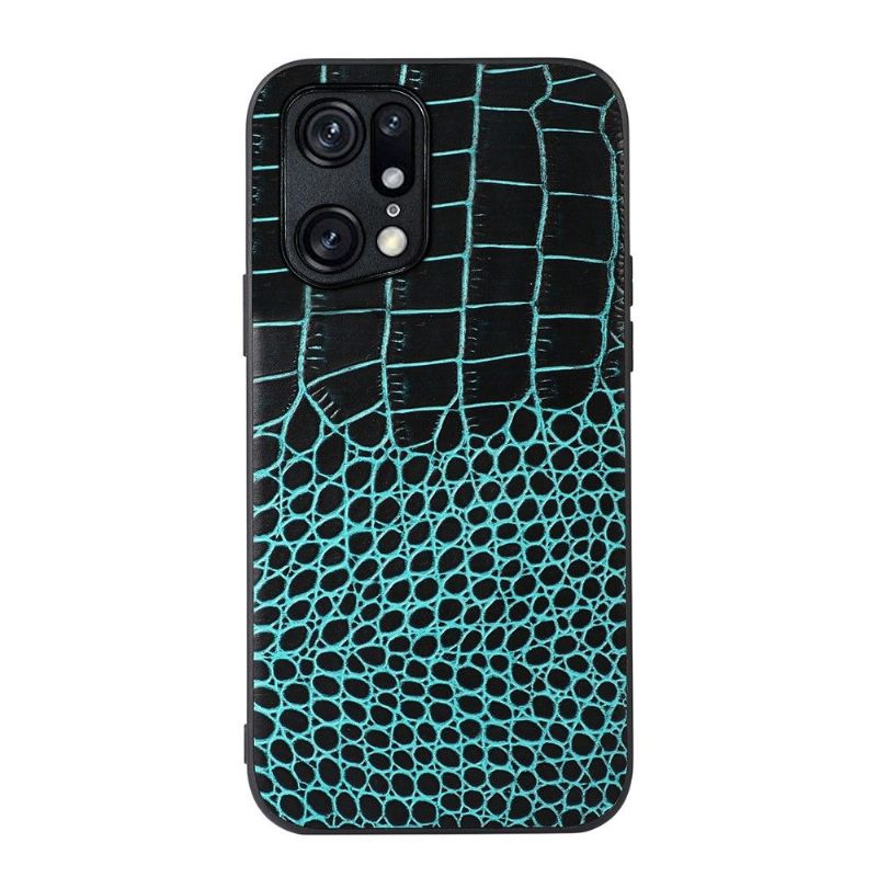 Kryt Na Oppo Find X5 Pro Kůže S Efektem Colette Croc