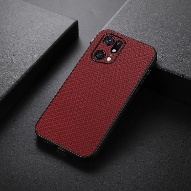 Kryt Na Oppo Find X5 Pro Styl Uhlíkových Vláken