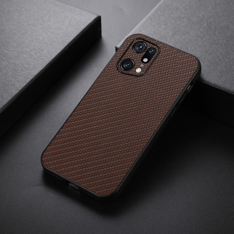 Kryt Na Oppo Find X5 Pro Styl Uhlíkových Vláken