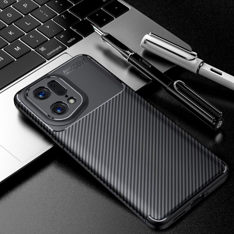 Kryt Na Oppo Find X5 Pro Styl Uhlíkových Vláken