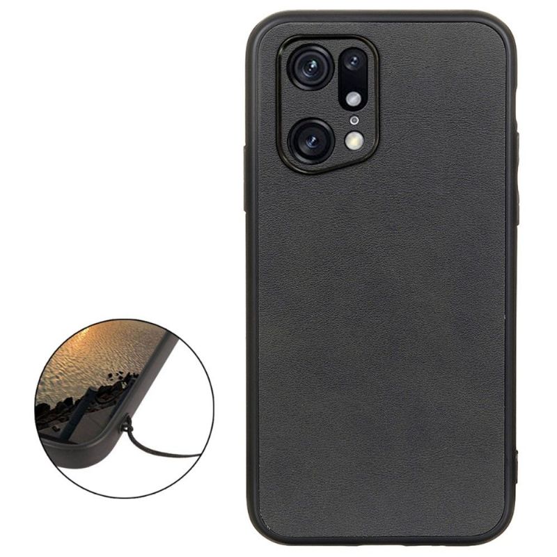 Kryt Na Oppo Find X5 Pro Vintage Umělý Kožený Jazz