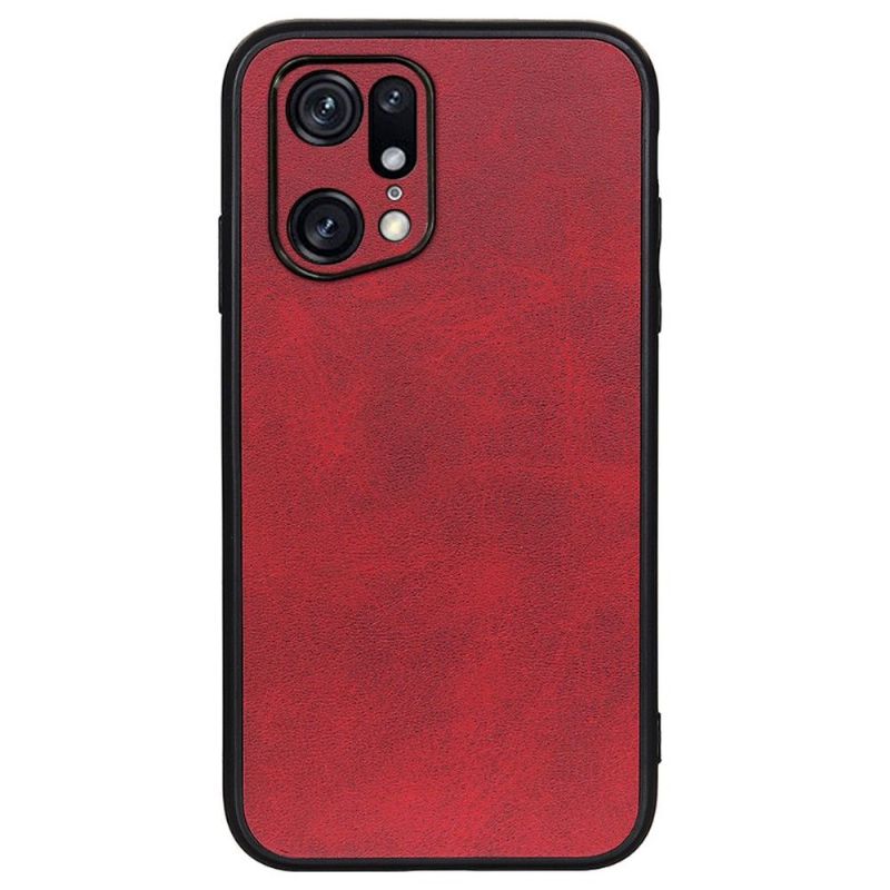 Kryt Na Oppo Find X5 Pro Vintage Umělý Kožený Jazz