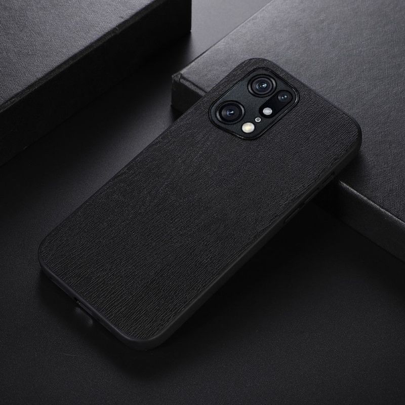 Kryty Na Mobil Na Oppo Find X5 Pro Efekt Kůry Z Umělé Kůže