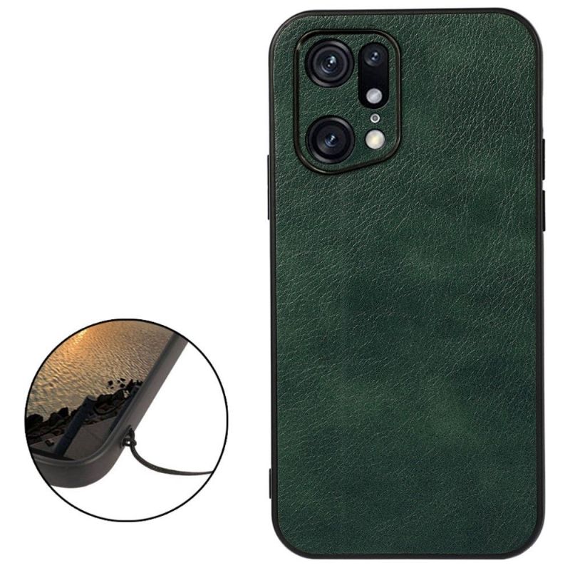 Kryty Na Mobil Na Oppo Find X5 Pro Retro Vzhled Kůže