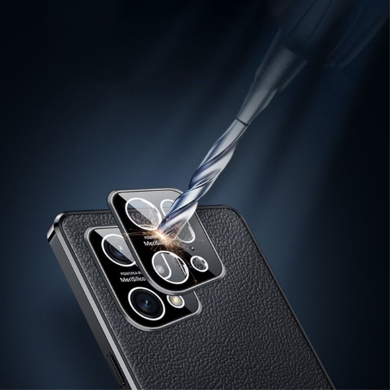 Kryty Na Mobil Na Oppo Find X5 Pro Zrnitá Pravá Kůže