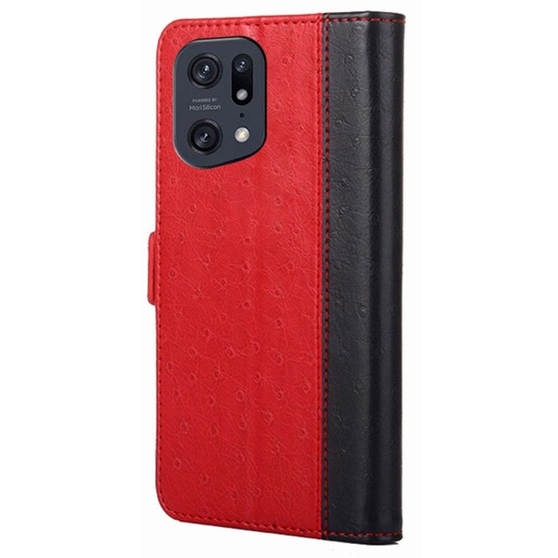 Pouzdra Na Oppo Find X5 Pro Flipové Pouzdro Folio Z Umělé Kůže Ulrich
