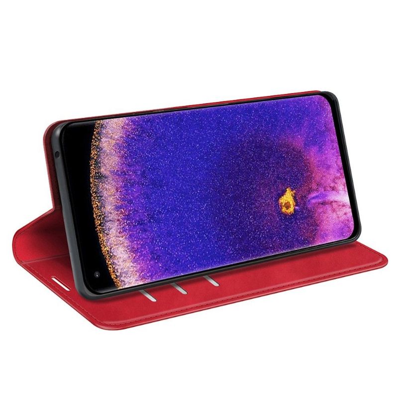 Pouzdra Na Oppo Find X5 Pro Funkce Stojanu Z Umělé Kůže