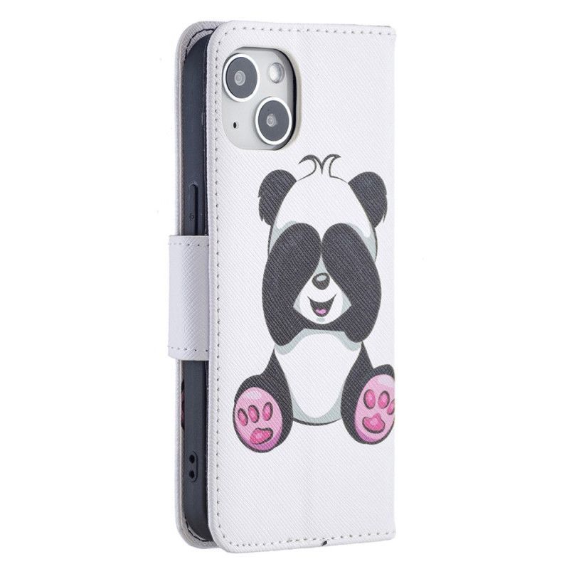 Flipové Pouzdro Na iPhone 15 Panda