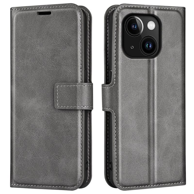 Flipové Pouzdro Na iPhone 15 Styl Kůže