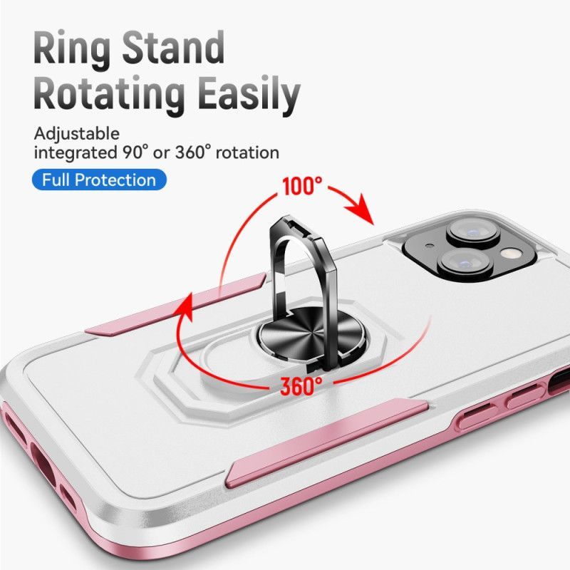 Kryt Na iPhone 15 Dvoutónový Podpůrný Kroužek