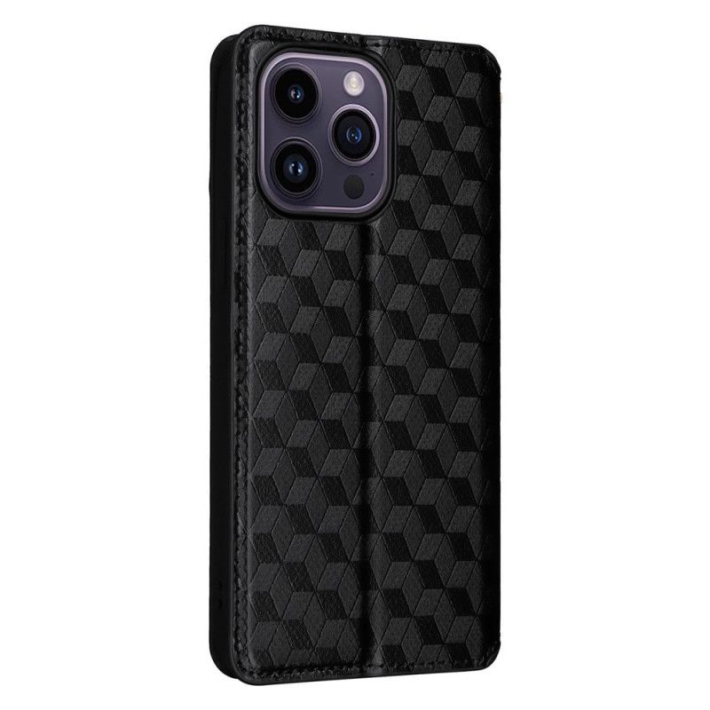 Kryty Na Mobil Na iPhone 15 Flipové Pouzdro 3d Kostky