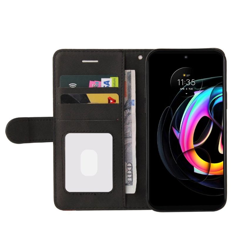 Flipové Pouzdro Na Motorola Edge 20 Lite Bicolor Artistic