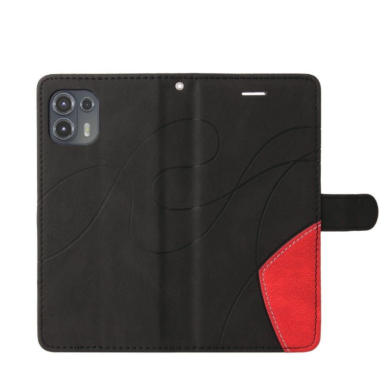 Flipové Pouzdro Na Motorola Edge 20 Lite Bicolor Artistic