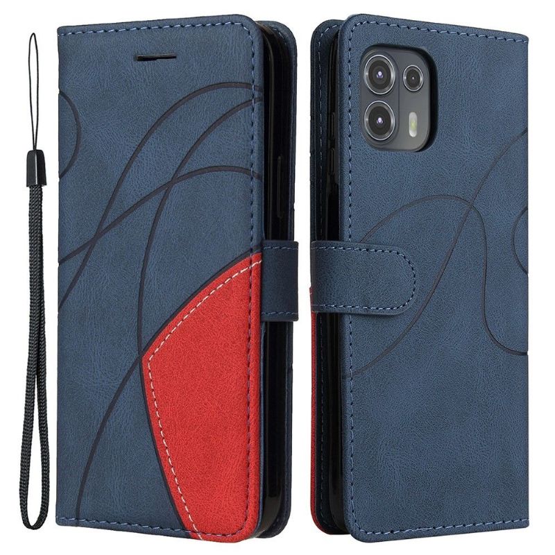 Flipové Pouzdro Na Motorola Edge 20 Lite Bicolor Artistic