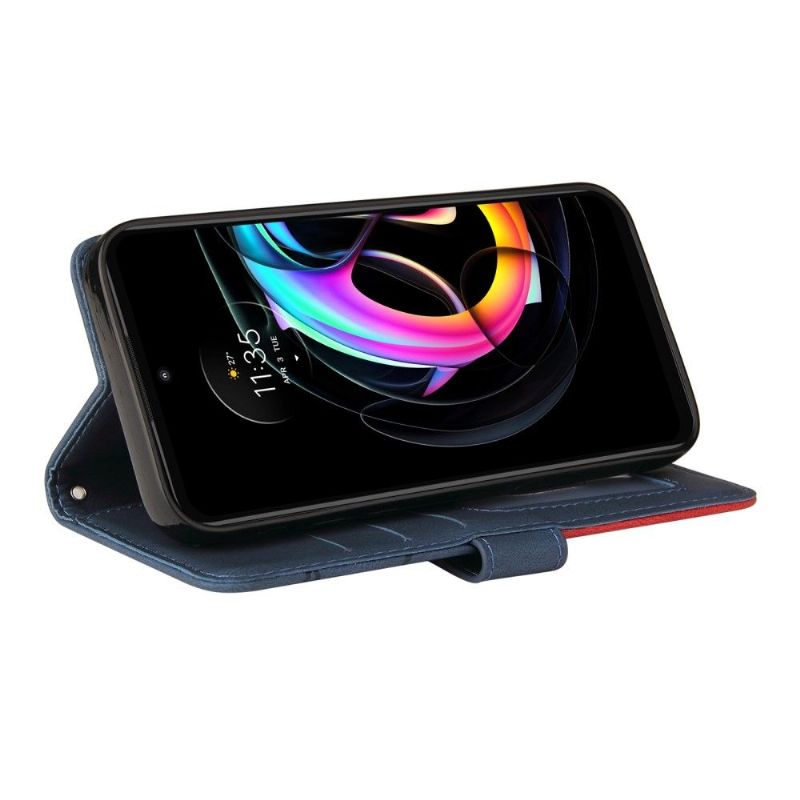Flipové Pouzdro Na Motorola Edge 20 Lite Bicolor Artistic