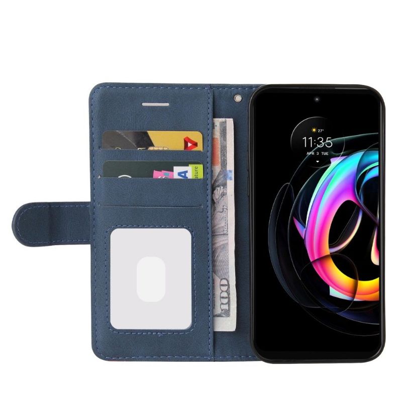 Flipové Pouzdro Na Motorola Edge 20 Lite Bicolor Artistic