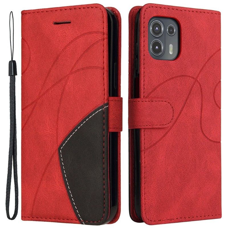 Flipové Pouzdro Na Motorola Edge 20 Lite Bicolor Artistic