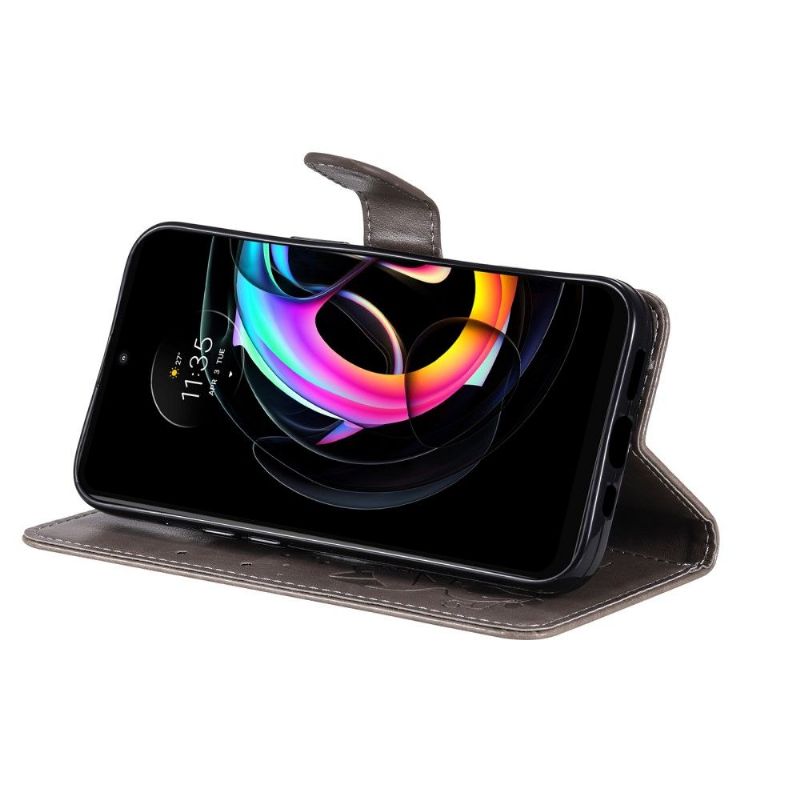 Flipové Pouzdro Na Motorola Edge 20 Lite Ilustrace Kočky